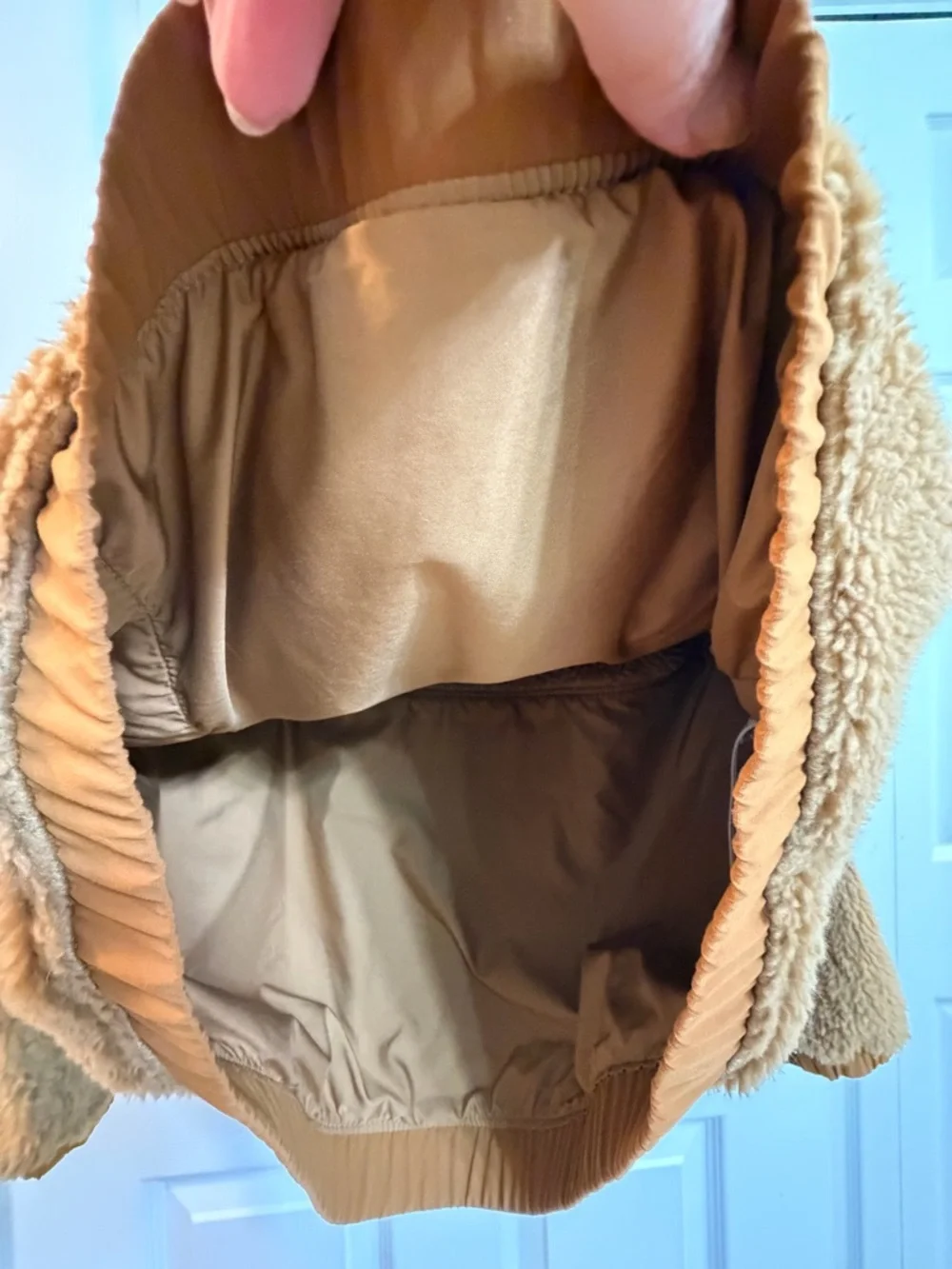 Patagonia Sherpa Pullover Hoodie - Camel/Tan - Picture 3 of 6